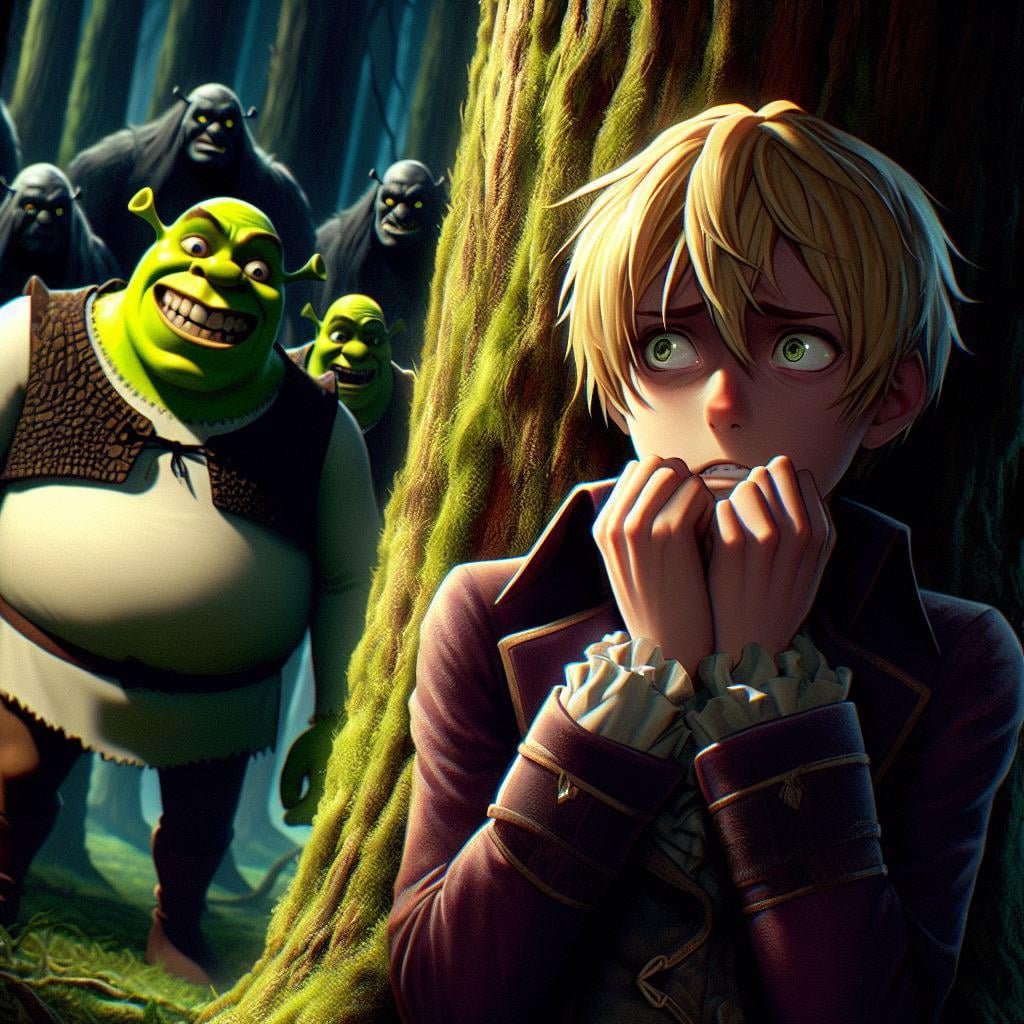 Ogres chasing Alois