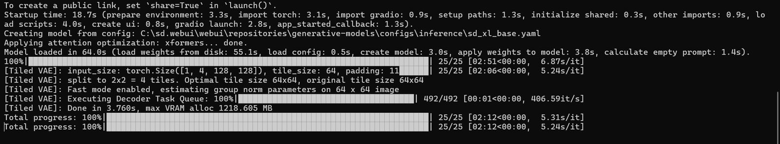 Tiled vae misses right connection timing