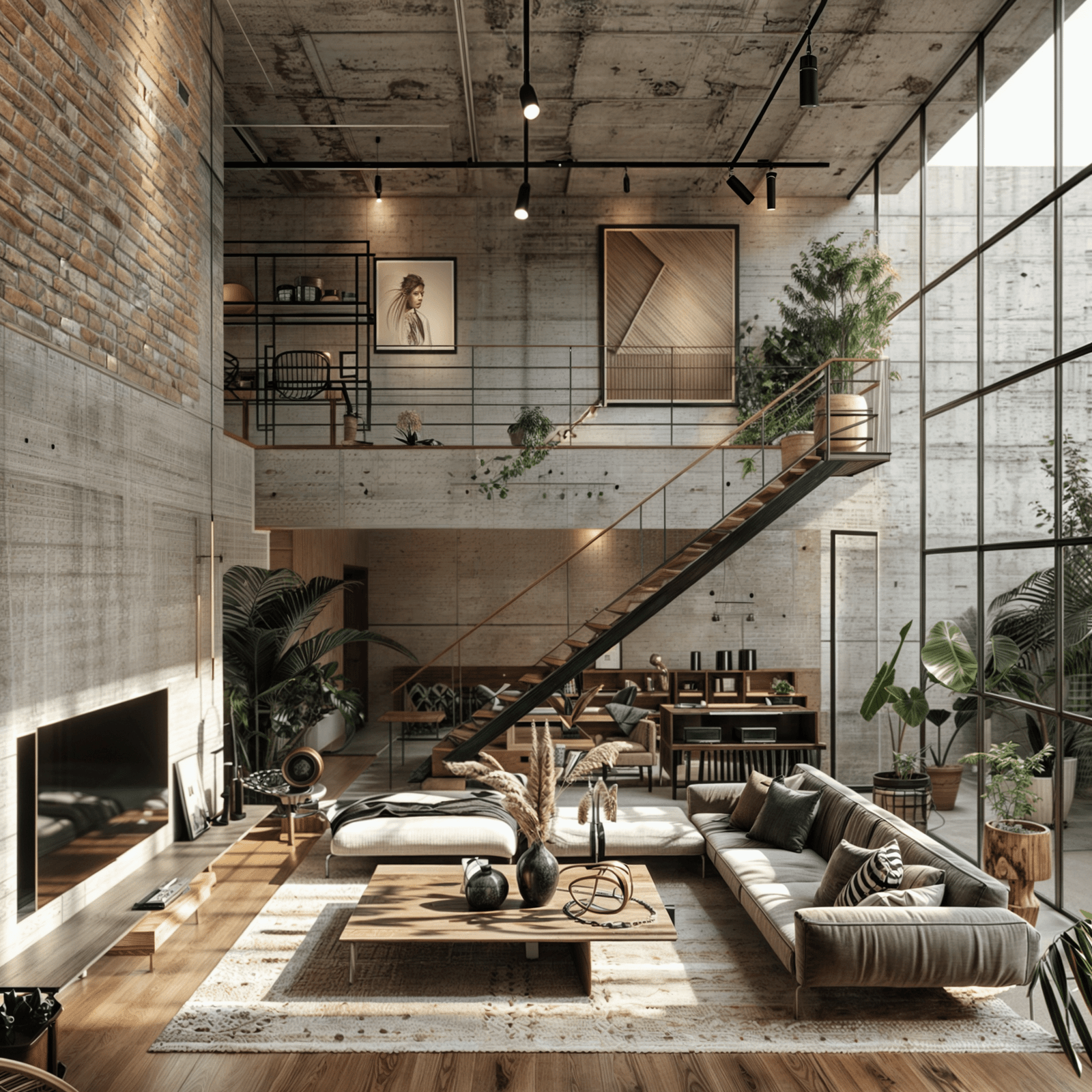 Industrial design aesthetic for interiors